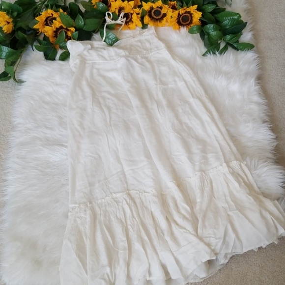 Boho Me Halter Ruffle Hem Maxi Dress - Picture 4 of 5